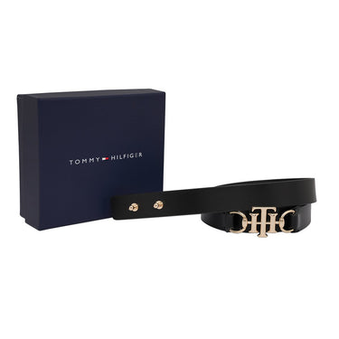 Tommy Hilfiger Yuki Womens Non Reversible Belt Black