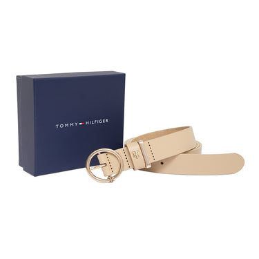 Tommy Hilfiger Saika Womens Non Reversible Belt Beige