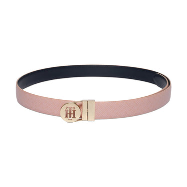 Tommy Hilfiger Riza Womens Reversible Belt Pink Navy
