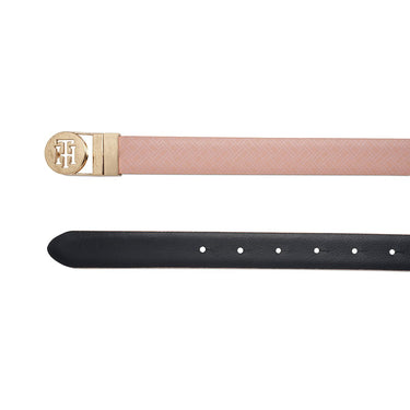 Tommy Hilfiger Riza Womens Reversible Belt Pink Navy
