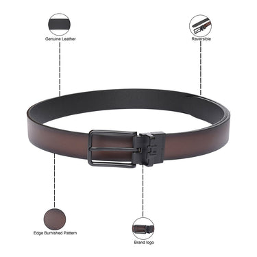 Tommy Hilfiger Odesa Men's Reversible Belt Brown Black