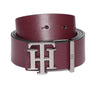 Tommy Hilfiger Malmo Men's Reversible Belt Wine Navy