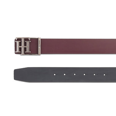 Tommy Hilfiger Malmo Men's Reversible Belt Wine Navy