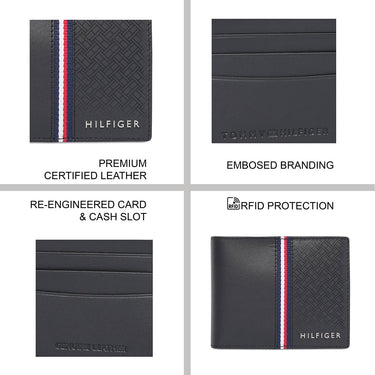 Tommy Hilfiger Zadar Mens Slimfold Wallet Black