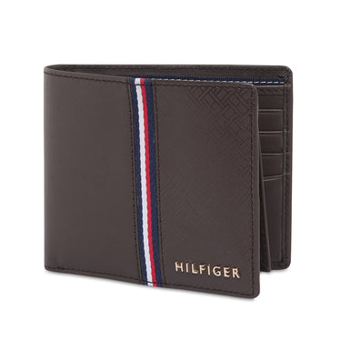 Tommy Hilfiger Zadar Mens Passcase Wallet Brown