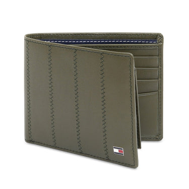 Tommy Hilfiger Pazin Men'S Passcase Wallet Olive