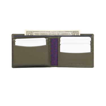 Tommy Hilfiger Pazin Men'S Passcase Wallet Olive