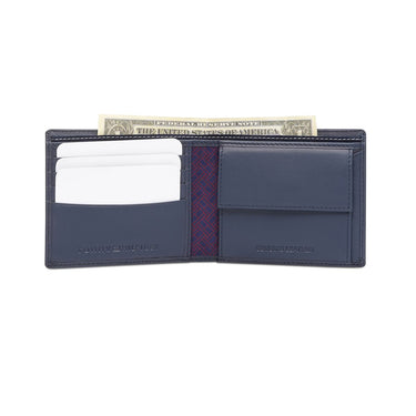 Tommy Hilfiger Pazin Men'S Global Coin Wallet Navy