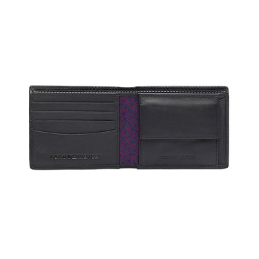 Tommy Hilfiger Solin Men'S Global Coin Wallet Black