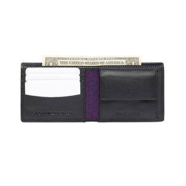 Tommy Hilfiger Solin Men'S Global Coin Wallet Black