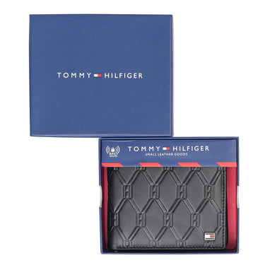 Tommy Hilfiger Solin Men'S Global Coin Wallet Black