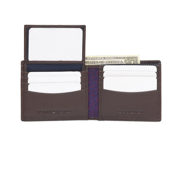 Tommy Hilfiger Solin Men'S Passcase Wallet Brown