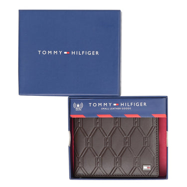 Tommy Hilfiger Solin Men'S Passcase Wallet Brown
