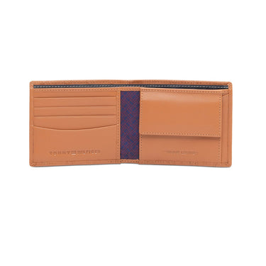 Tommy Hilfiger Solin Men'S Global Coin Wallet Tan