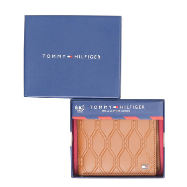 Tommy Hilfiger Solin Men'S Global Coin Wallet Tan