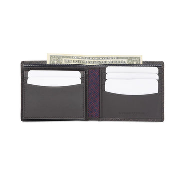 Tommy Hilfiger Porec Men'S Passcase Wallet Brown