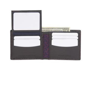 Tommy Hilfiger Porec Men'S Passcase Wallet Brown
