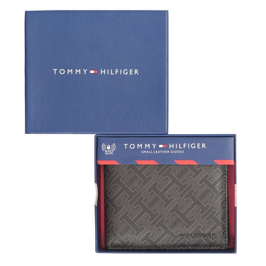 Tommy Hilfiger Porec Men'S Passcase Wallet Brown