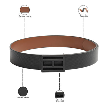 Tommy Hilfiger Meredith Mens Reversible Belt Black Tan