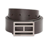 Tommy Hilfiger Meredith Mens Reversible Belt Brown Navy