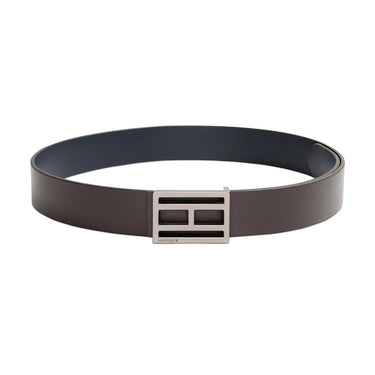 Tommy Hilfiger Meredith Mens Reversible Belt Brown Navy