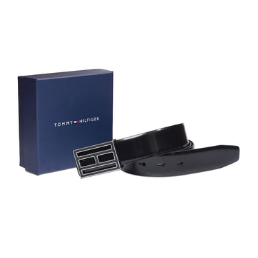 Tommy Hilfiger Sewanee Men's Reversible Belt Black Navy