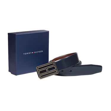 Tommy Hilfiger Sewanee Men's Reversible Belt Navy Tan