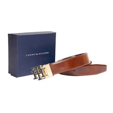 Tommy Hilfiger Galena Mens Reversible Belt Brown Tan