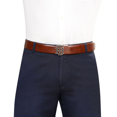 Tommy Hilfiger Galena Mens Reversible Belt Brown Tan