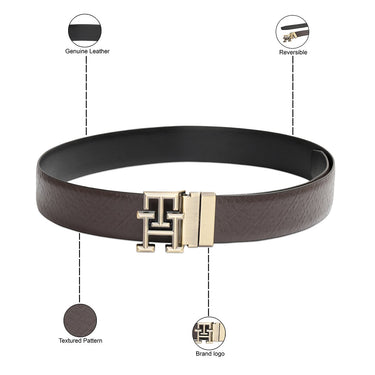 Tommy Hilfiger Boonville Mens Reversible Belt Brown Black