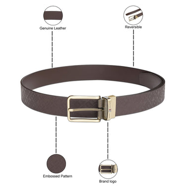 Tommy Hilfiger Magnolia Men's Reversible Belt Brown