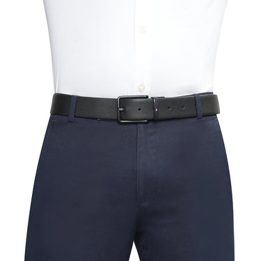 Tommy Hilfiger Stowe Men's Reversible Belt Black Wine