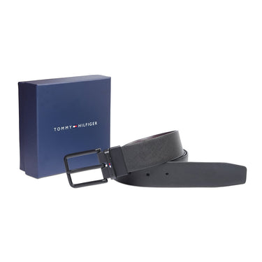 Tommy Hilfiger Stowe Men's Reversible Belt Black Wine