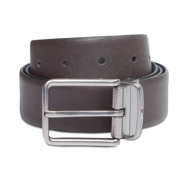 Tommy Hilfiger Stowe Men's Reversible Belt Brown Navy