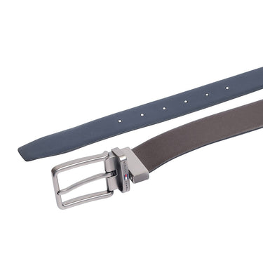 Tommy Hilfiger Stowe Men's Reversible Belt Brown Navy