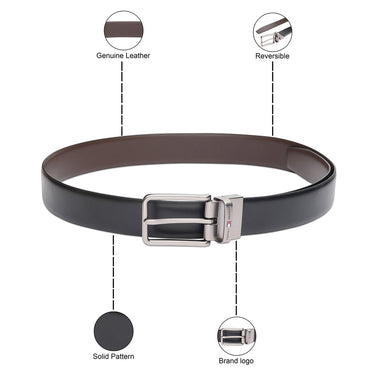 Tommy Hilfiger Chimayo Men's Reversible Belt Black