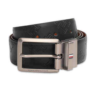 Tommy Hilfiger Jekyll Mens Reversible Belt Black Tan