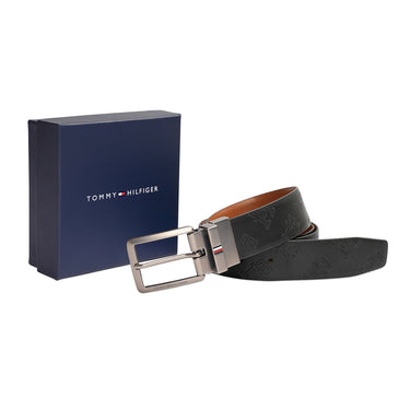 Tommy Hilfiger Jekyll Mens Reversible Belt Black Tan