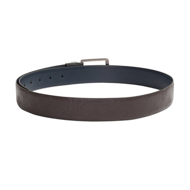 Tommy Hilfiger Jekyll Mens Reversible Belt Brown Navy
