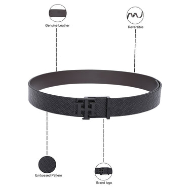 Tommy Hilfiger Hanaeli Mens Reversible Belt Black Brown