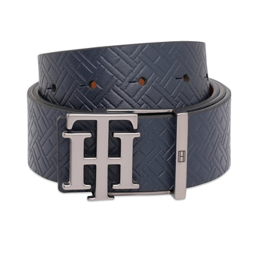 Tommy Hilfiger Hanaeli Mens Reversible Belt Navy Tan