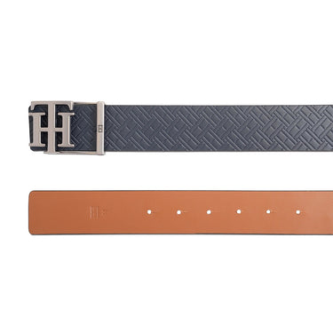 Tommy Hilfiger Hanaeli Mens Reversible Belt Navy Tan