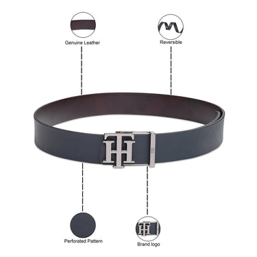 Tommy Hilfiger Warhol Men's Reversible Belt Navy