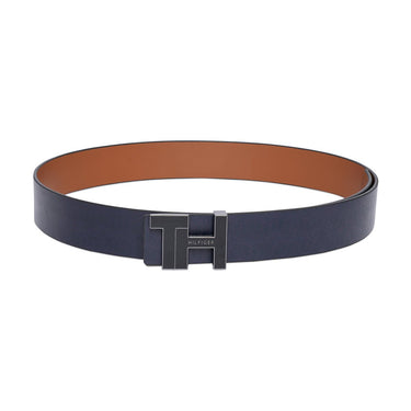 Tommy Hilfiger Menorca Mens Reversible Belt Navy Tan
