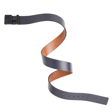 Tommy Hilfiger Menorca Mens Reversible Belt Navy Tan