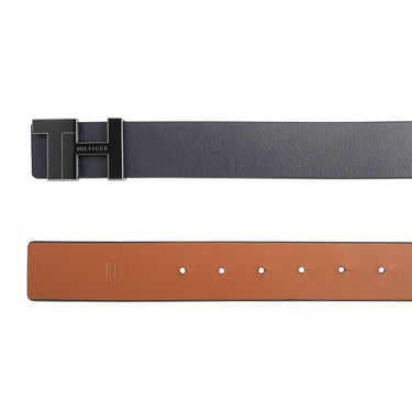 Tommy Hilfiger Menorca Mens Reversible Belt Navy Tan