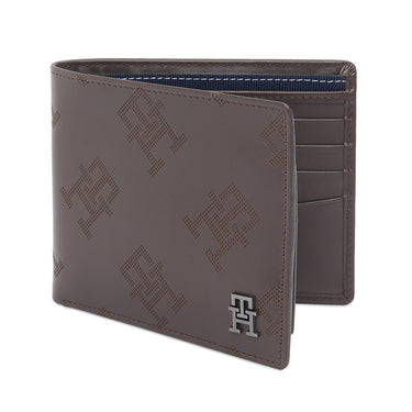 Tommy Hilfiger Rhodes Men'S Passcase Wallet Brown