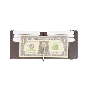Tommy Hilfiger Acropolis Men'S Moneyclip Brown