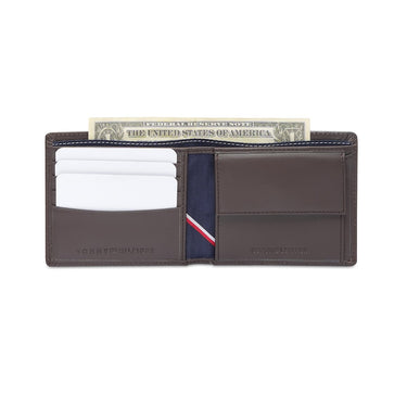 Tommy Hilfiger Torridon Mens Global Coin Wallet Brown