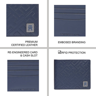 Tommy Hilfiger Torridon Mens Passcase Wallet Navy